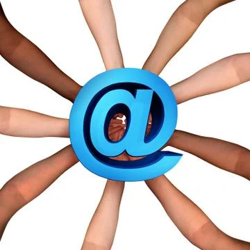 Online Community 库存插图