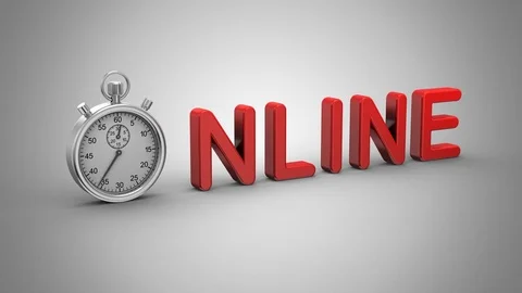 Online Concept Animation Video stock 73403837