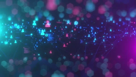 Online Connectivity Platforms Trends Messaging Engagement Sharing Stock Footage 302518914