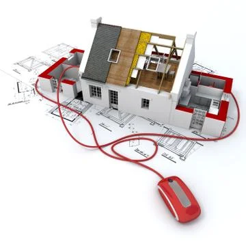 Online construction Stock Illustration