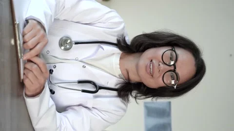 Online consultation in app Stock Footage 169021176