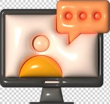 Online Consulting Stock Illustration