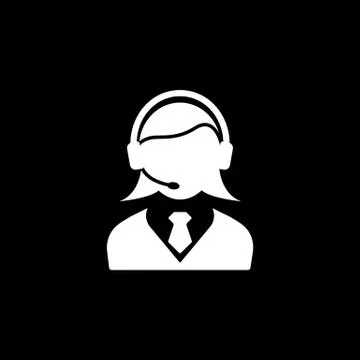 Online consulting solid icon Illustrazione stock