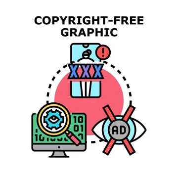 Online content restricting, data analysis and ad blocking Stock Illustration