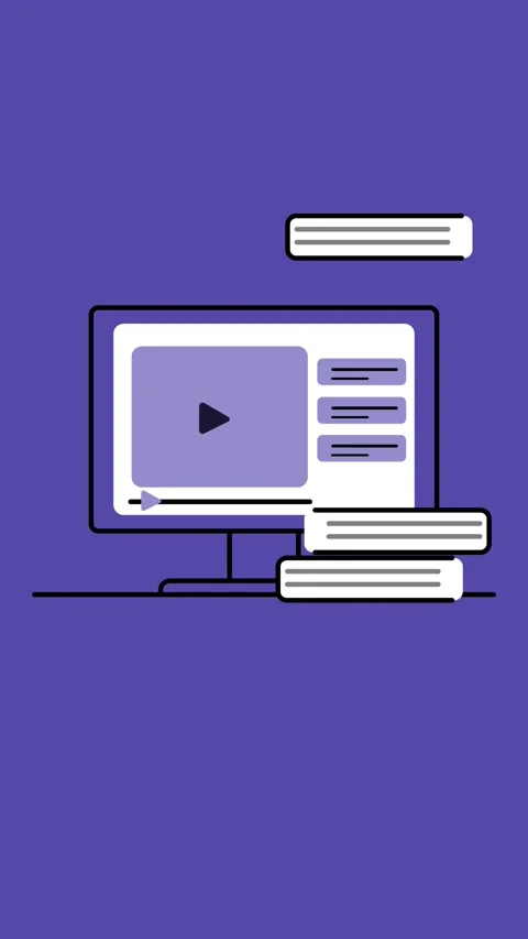 Online course Stock Footage 296696998