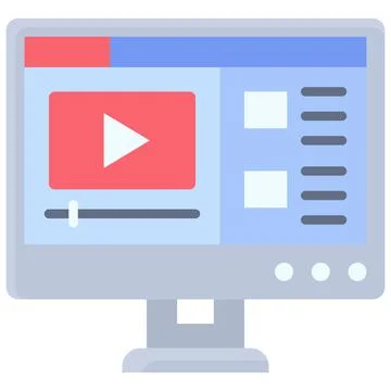 Online course icon, High school related vector illustration Stockillustratie