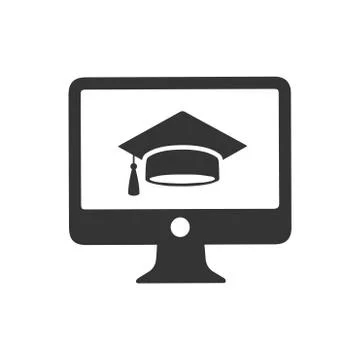 Online Course Icon Illustrazione stock