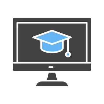 Online Course Icon Image. Stock Illustration