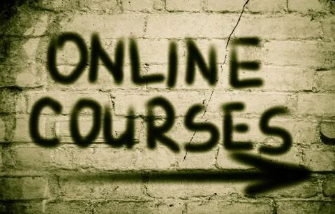 Online Courses Concept Stock Illustration