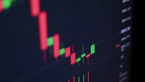 Online Crypto Currency Chart Stock Footage 170022728