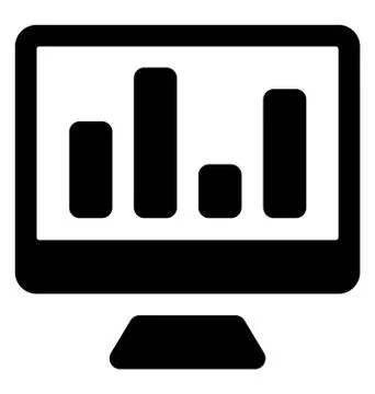 Online Data Analysis Illustrazione stock