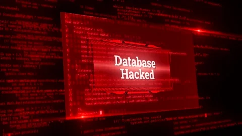 Online Data Breach. HACKED Hacker News. Network DDOS Cyber Crime Digital Stock Footage 247248172
