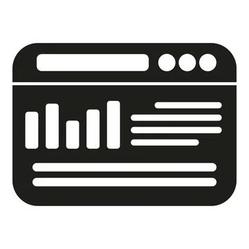 Online data icon simple vector. Business digital イラスト素材