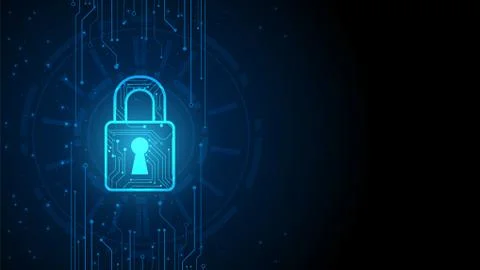 Online data protection shield Stock Illustration