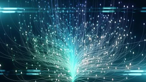 Online data security social media secure encryption to protect personal informat Stock Illustration