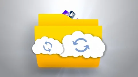 Online data storage. Cloud storage Vídeos de archivo 84328013