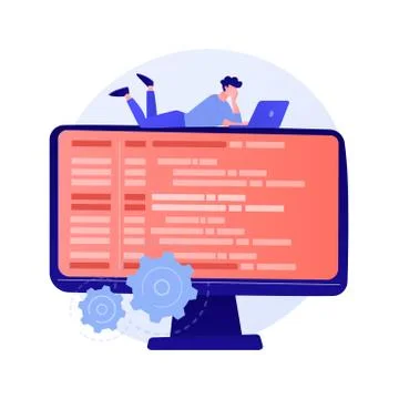 Online data storage vector concept metaphor. Stock Illustration