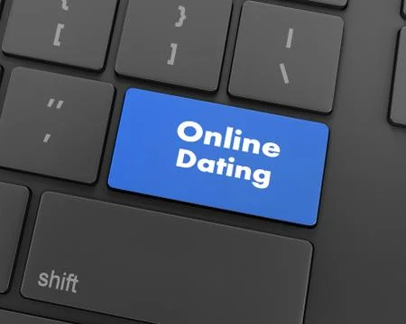 Online dating Stock Illustration