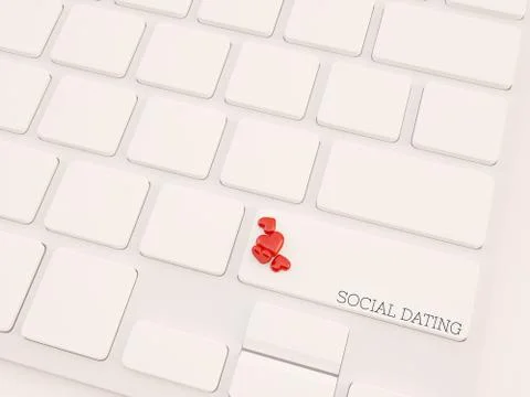 Online dating, technology concept 스톡 일러스트