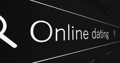 Online dating, text in browser search box Stock Footage 249405324