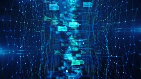 Online Defense Intrusion Detection Cloud Analytics Internet Privacy Stock Footage 313570778