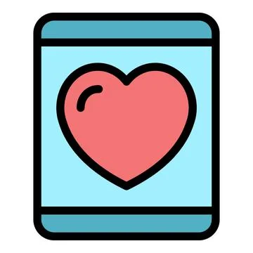 Online digital pass icon vector flat Stock Illustration