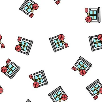 Online discount vector seamless pattern 스톡 일러스트