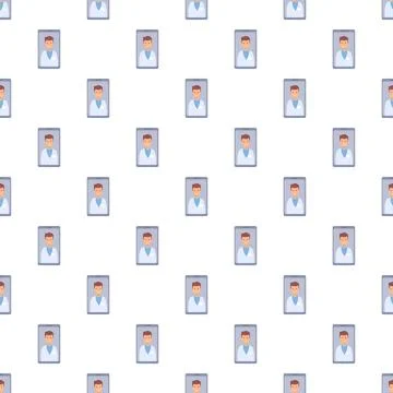 Online doctor consultation smartphone pattern digital healthcare 스톡 일러스트