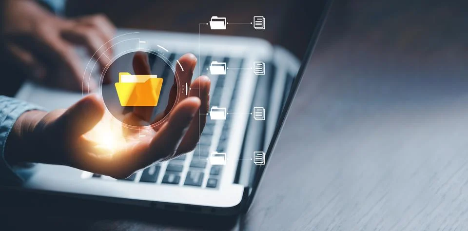 Online documentation database and process automation to efficiently manage .. Stock Photos