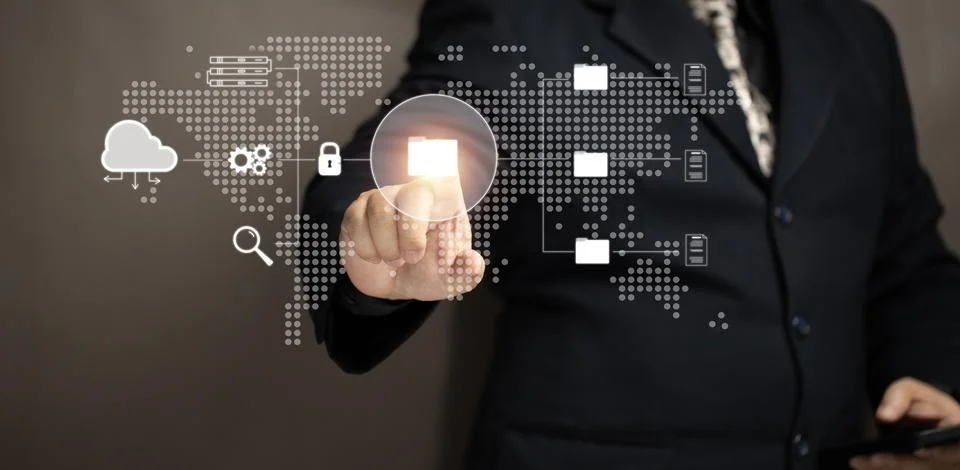 Online documentation database and process automation to efficiently manage .. Stock Photos