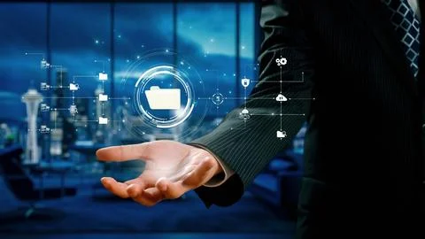 Online Documents Folders Management Streamlining Workflows UUID Stock Photos