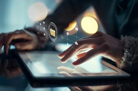 Online Documents Folders Management Streamlining Workflows EIDE Stock Photos