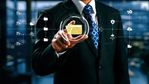 Online Documents Folders Management Streamlining Workflows UUID Stock Photos