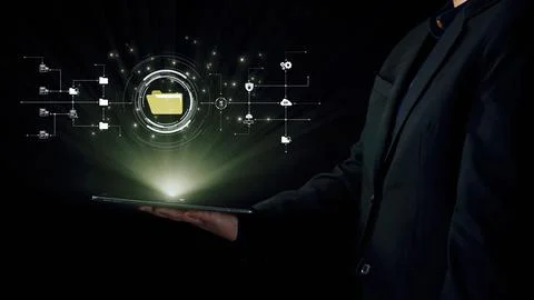 Online Documents Folders Management Streamlining Workflows UUID Stock Photos