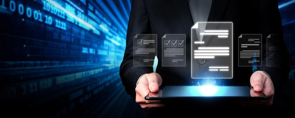 Online Documents Management Streamlining Workflows FaaS Stock Photos