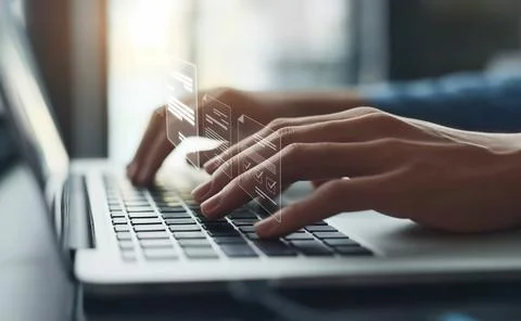 Online Documents Management Streamlining Workflows EIDE Stock Photos