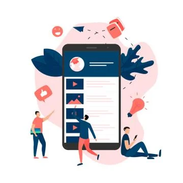 Online education app. E-learning concept.	 스톡 일러스트