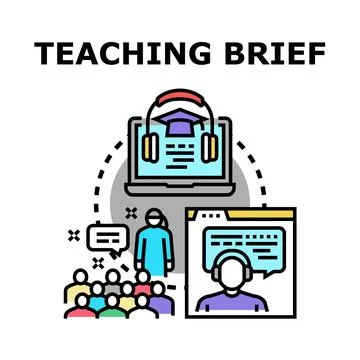 Online education classroom learning virtual teaching concept Stock Illustration