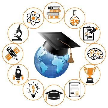 Online Education Concept Stock Illustration