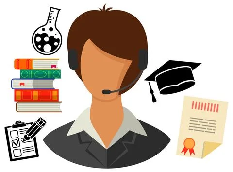 Online Education Concept Stock Illustration