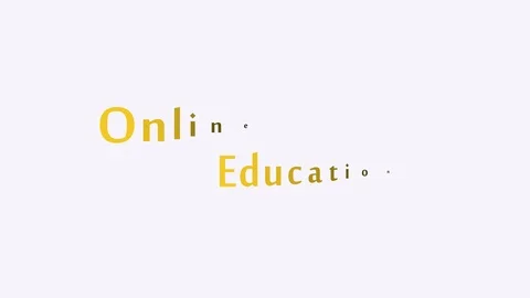 Online Education concept word cloud background Stock Footage 96694542