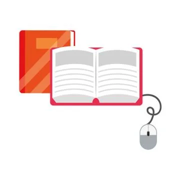 Online education elements cartoon イラスト素材