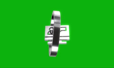 Online education icon a 3d animation on a green screen for learning and dig.. Stock Footage 346499500