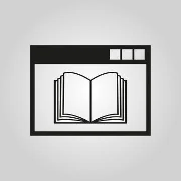 Online education icon. vector design. symbol. web. graphic. JPG. AI. app. logo Stock Illustration
