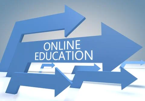 Online Education Stock Illustration