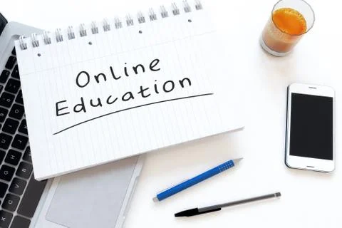 Online Education Stock Illustration