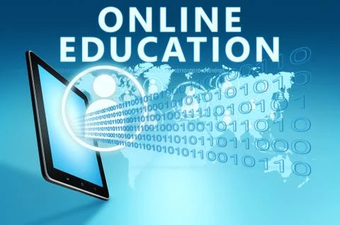 Online Education Stock Illustration