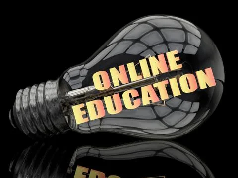 Online Education Stock Illustration