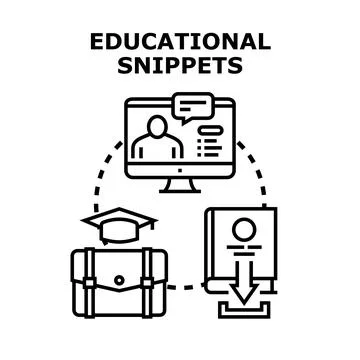Online education learning process with digital resources イラスト素材