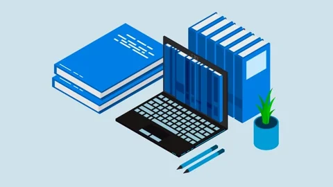 Online education, training, courses, e-learning , distance learning, exam p.. Stock Footage 242851094